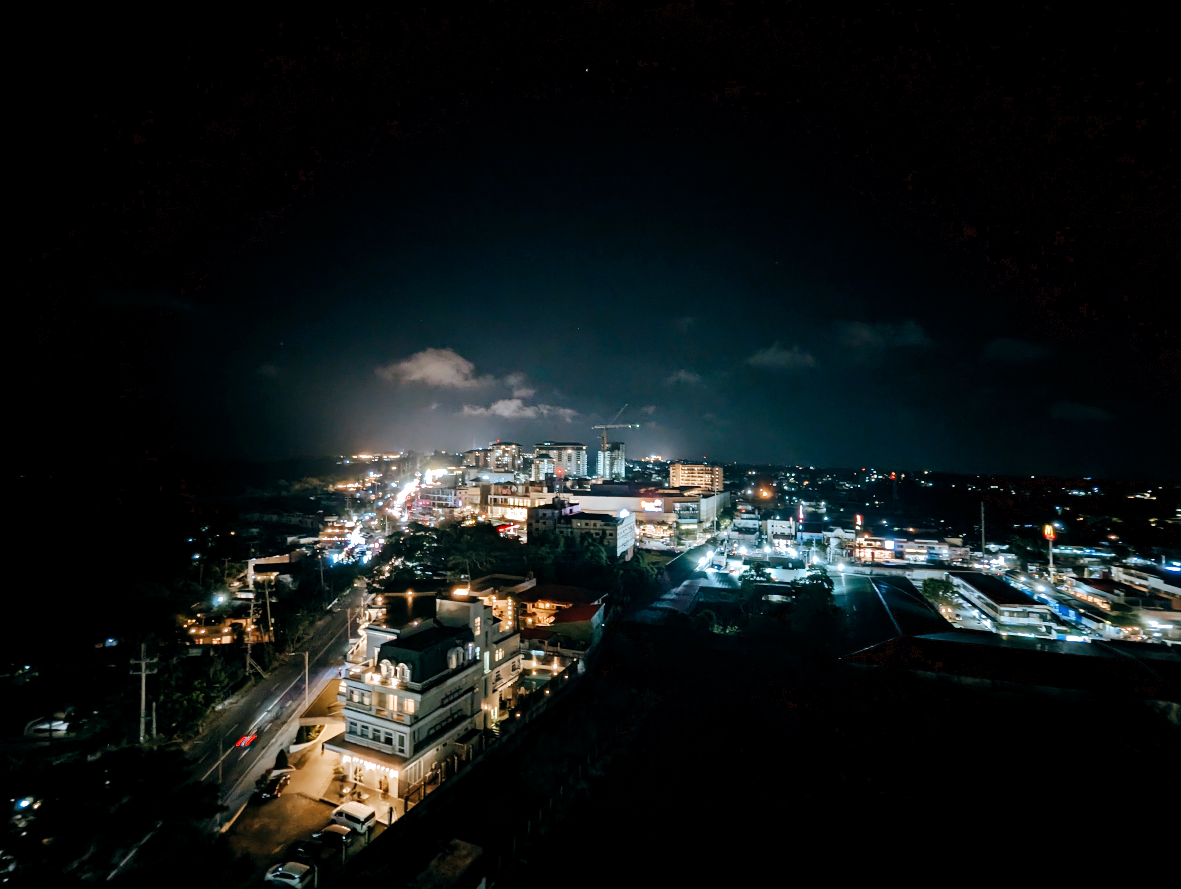 Tagaytay City at night